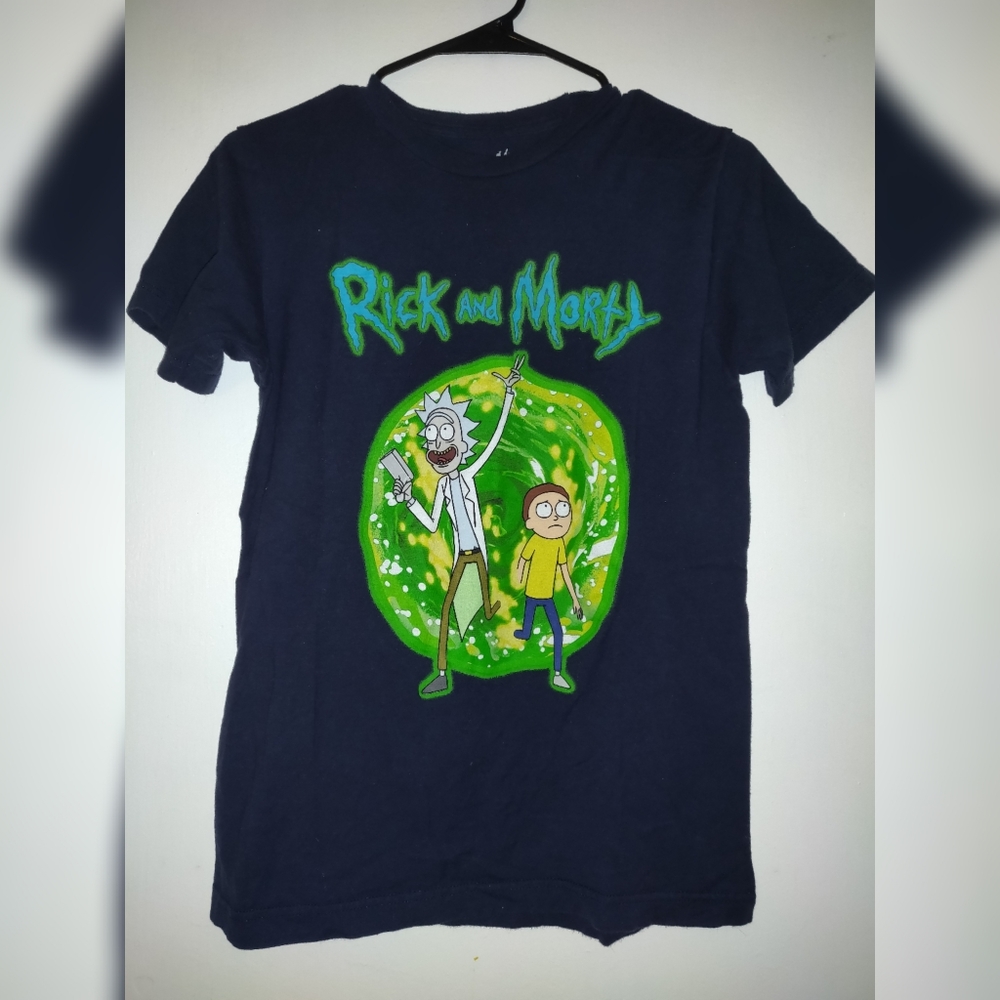Rick and Morty Throwback Graphic Tee Shirt